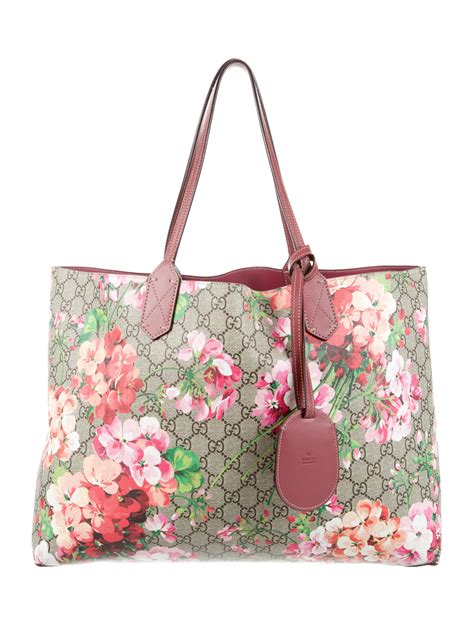 gucci gg blooms tote|genuine Gucci bag purse tote.